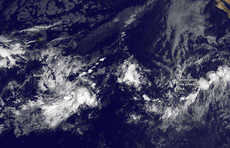NASA's RapidScat spots Tropical Storm Niala's waning winds