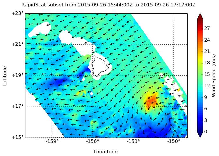 NASA's RapidScat spots Tropical Storm Niala's waning winds