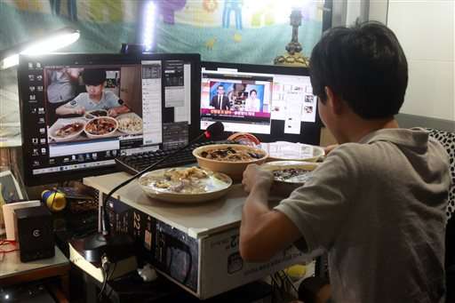A meal and a webcam form unlikely recipe for S. Korean fame