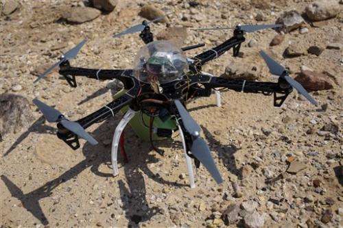 At Jordan site, drone offers glimpse of antiquities looting