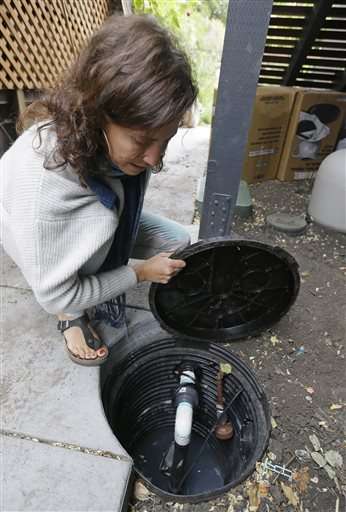California's drought spurring water recycling at home