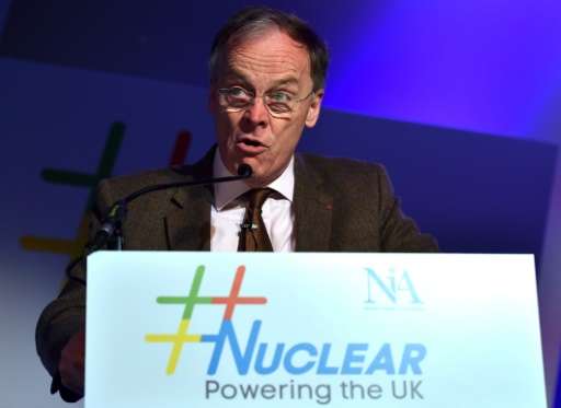 Chief Executive Officer of EDF Energy, Vincent de Rivaz, speaks during the Nuclear: Powering the UK energy conference organised 