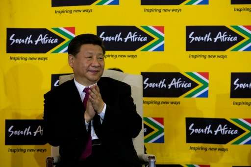 Chinese President Xi Jinping, pictured in Pretoria on December 2, 2015, pledged &quot;to take significant and timely steps to ha