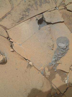 Crystal-rich rock 'Mojave' is next Mars drill target