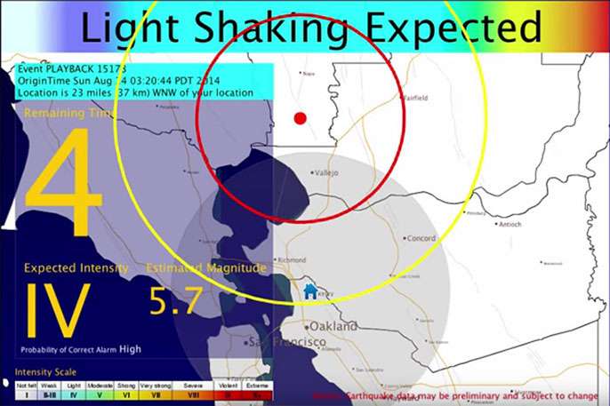 Earthquake early warning system moves closer to reality