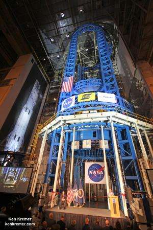 First SLS engine blazes to life in Mississippi test firing igniting NASA’s path to deep space