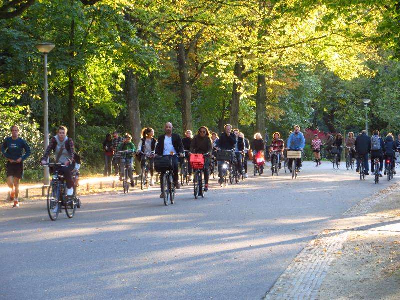 How Amsterdam’s wonderful bicycle culture contributes to public health