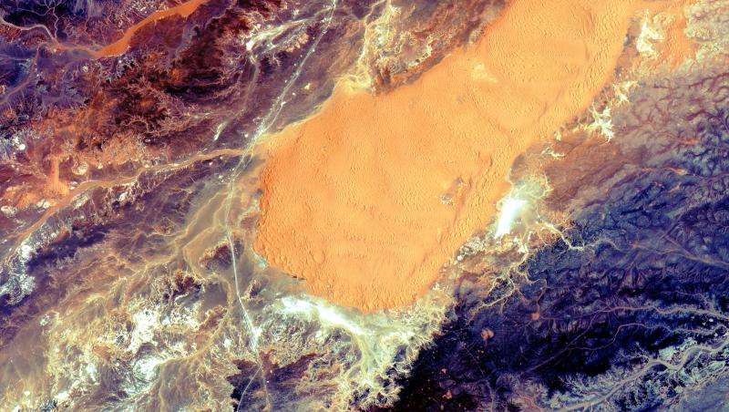 Image: Central Algeria captured by Copernicus Sentinel-2A