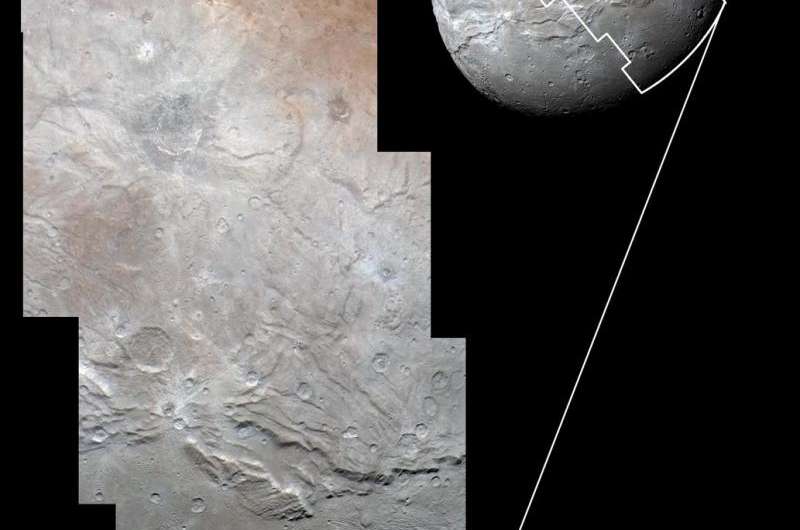 Images of Pluto's moon Charon show huge fractures and hints of icy 'lava flows'