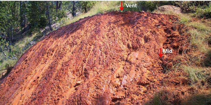 Iron-rich rocks could could hold signs of life
