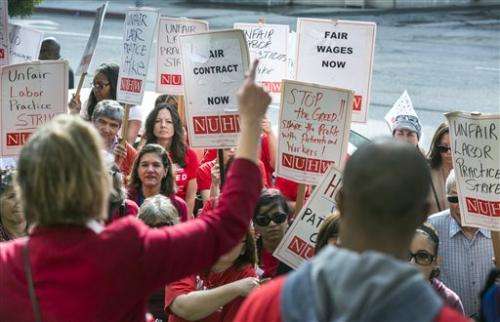 Kaiser's 2,600 mental health workers strike in California