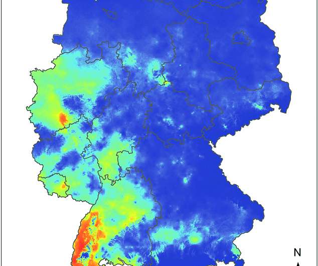 Modeling identifies mosquito risk hotspots in Germany