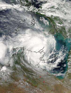 NASA covers Tropical Cyclone Lam's landfall in Northern Territory