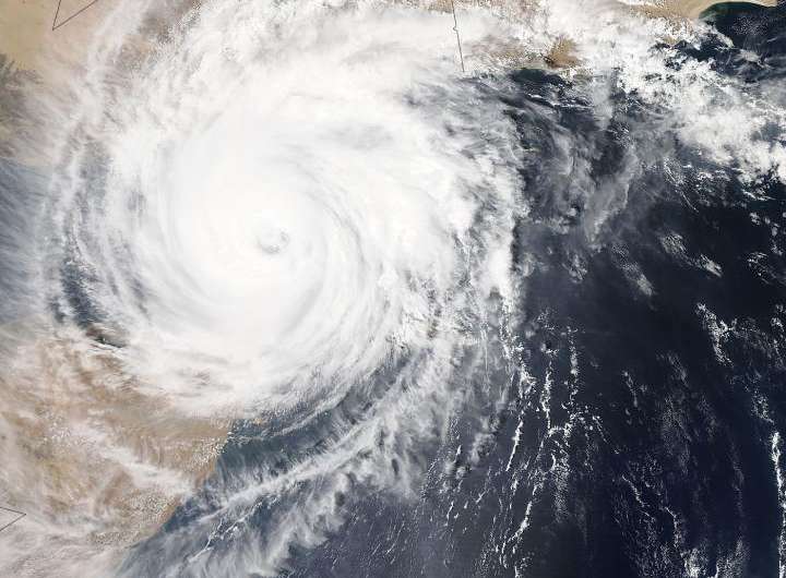 NASA sees Cyclone Chapala approaching landfall in Yemen