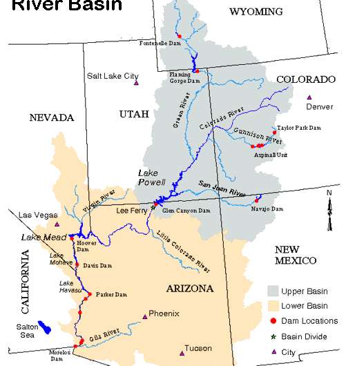 Nature, not humans, has greater influence on water in the Colorado River Basin