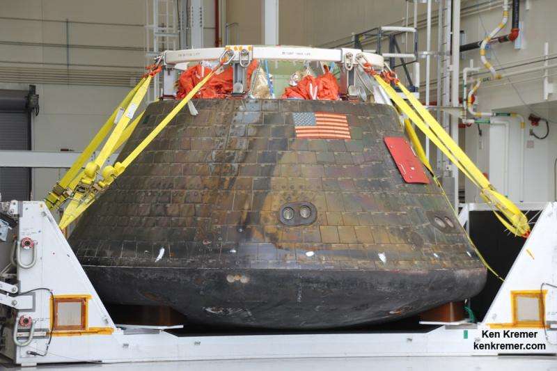 Orion gets beefed up, silver-metallic thermal protection coating for next flight on EM-1