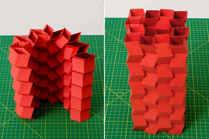 Paper tubes make stiff origami structures