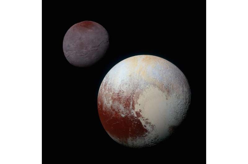Pluto’s Big Moon Charon Reveals a Colorful and Violent History