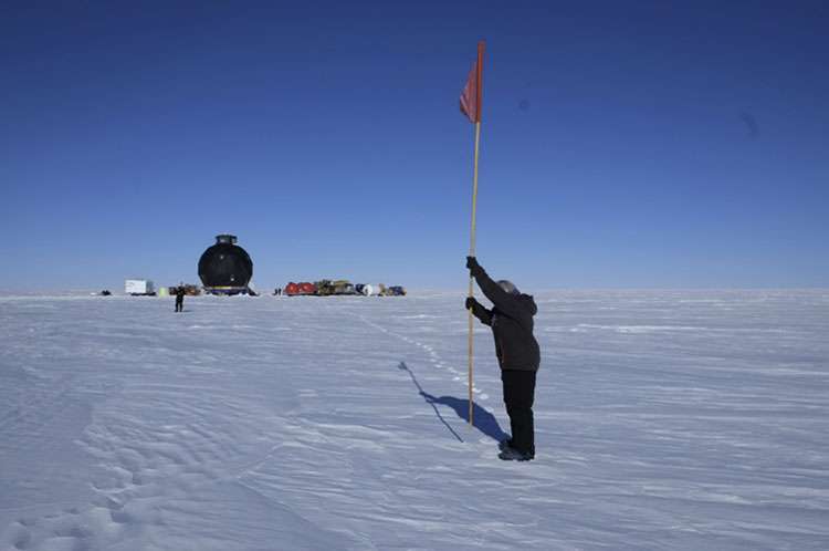 Research station moved nearly 500 km across the Greenland ice sheet