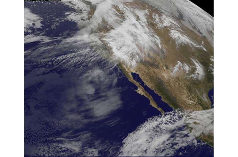 Satellite animation shows series of storms pummel Pacific Northwest