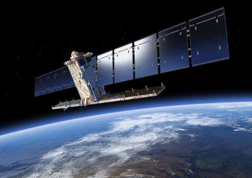 Satellites catch Austfonna shedding ice
