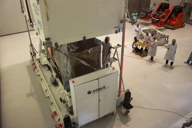 Sentinel-2A arrives in French Guiana for 12 June launch