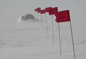 Study sees powerful winds carving away Antarctic snow