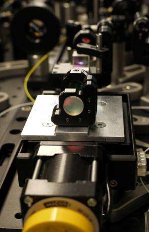 The first optically synchronised free-electron laser