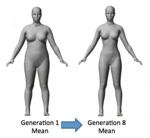 There is really a single ideal body shape for women?