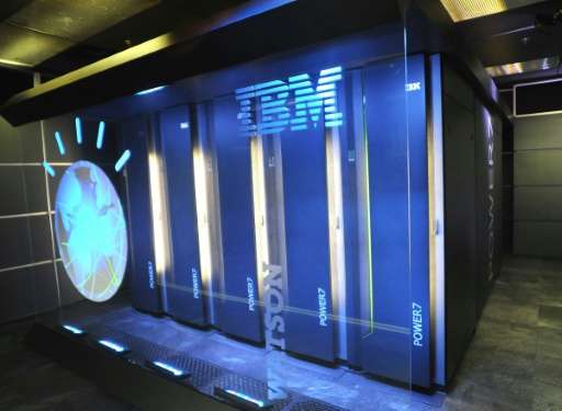 This undated photo courtesy of IBM shows Watson