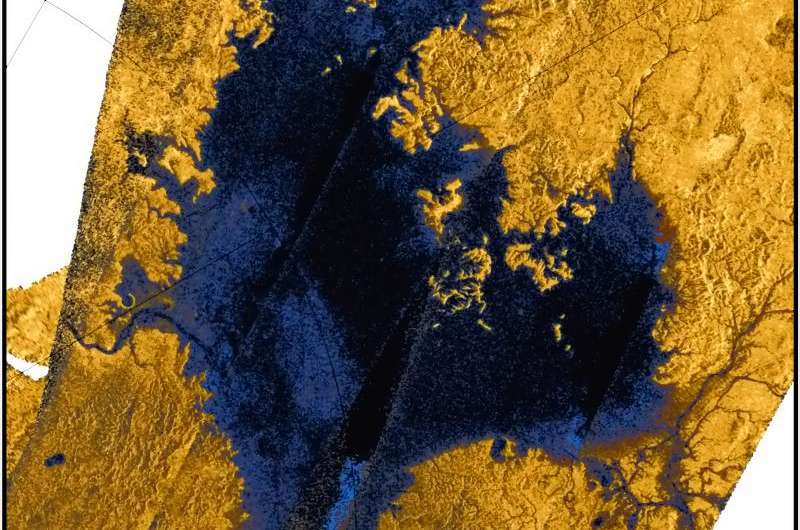 Titan's surface dissolves like sinkholes on Earth