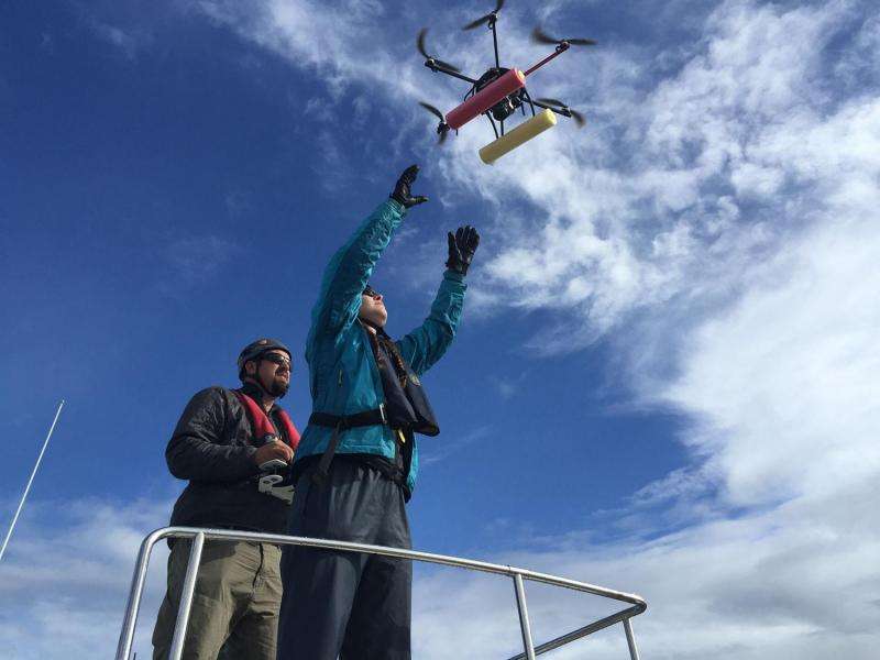 Unmanned NOAA hexacopter monitors health of endangered Southern Resident killer whales