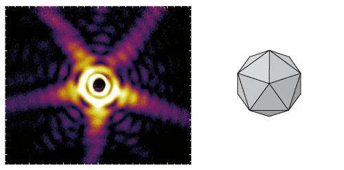X-ray pulses uncover free nanoparticles for the first time in 3-D