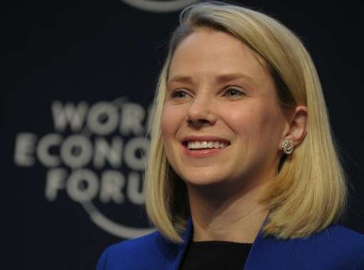 Yahoo CEO Marissa Mayer, pictured on January 22, 2014, is among the best-paid executives, with a package worth $42 million last 