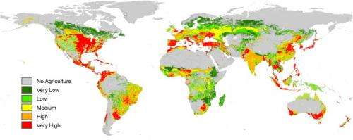 Agricultural insecticides pose a global risk to surface water bodies