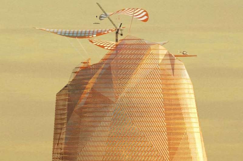 Concepts emerge for a vertical city in the desert
