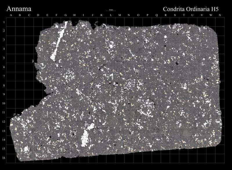 CSIC researchers determine the origin of Annama meteorite