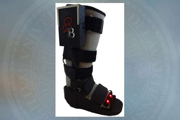 Engineering students add high-tech function to low-tech orthopedic boot