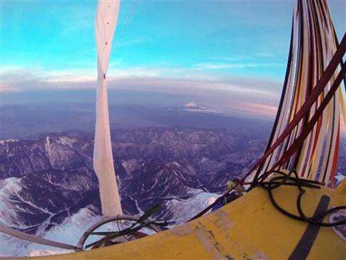 Historic balloon flight ends off Mexican coast
