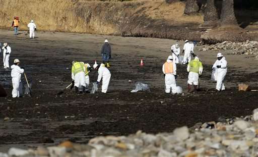 Latest on California oil spill: Up to 105,000 gallons leaked