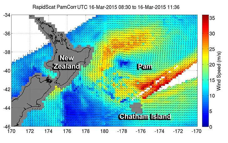 NASA's ISS-RapidScat wind data proving valuable for tropical cyclones