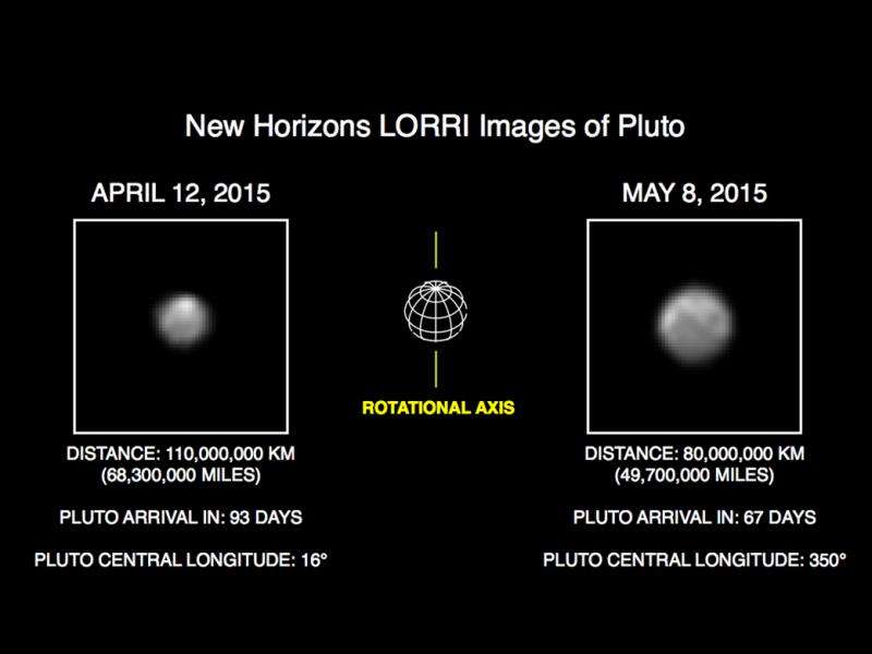 NASA’s New Horizons Sees More Detail as It Draws Closer to Pluto