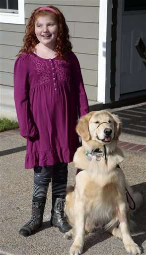 Service dogs that sniff out seizures improve kids' lives