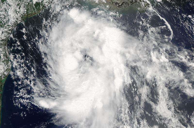 NASA sees Tropical Storm Bill making landfall in Texas