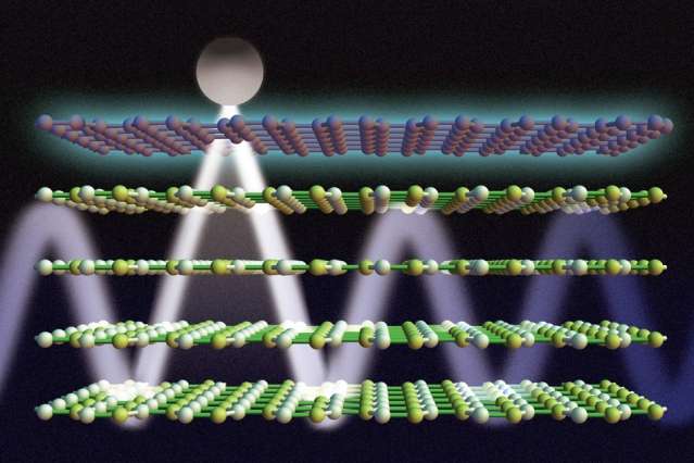 Researchers find a way of tuning light waves by pairing two exotic 2-D materials