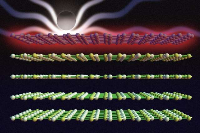 Researchers find a way of tuning light waves by pairing two exotic 2-D materials