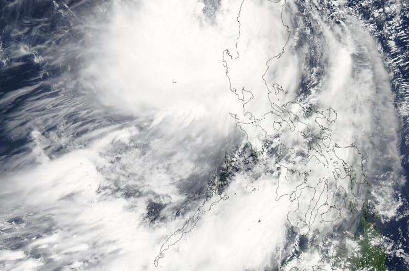 NASA sees Tropical Storm Linfa exiting northern Philippines