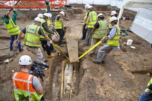 Archaeologists open the mysterious lead coffin found buried just feet from the former grave of King Richard III