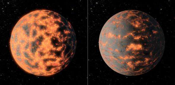 Astronomers find first evidence of changing conditions on a super Earth