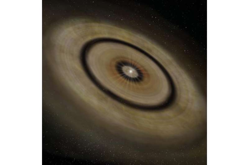 Discovery of multiple ring-like gaps in a protoplanetary disk